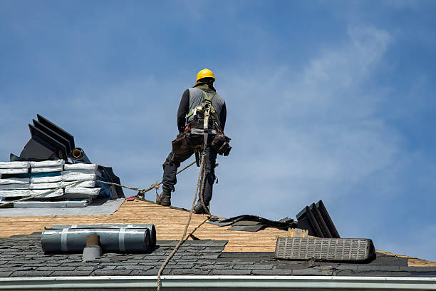 Professional Flat Roof Repair technician working in Princeton, NC